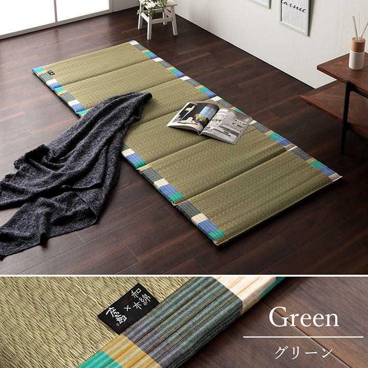 イケヒコ 国産い草ごろ寝マット 「いろは6つ折りマット」70×180cm