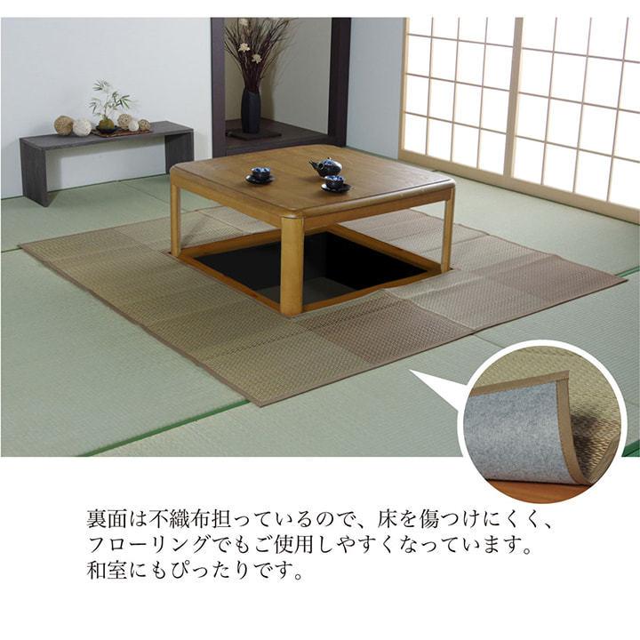イケヒコ 堀こたつ用い草ラグカーペット「DX堀炬燵敷きピア」191×300cm