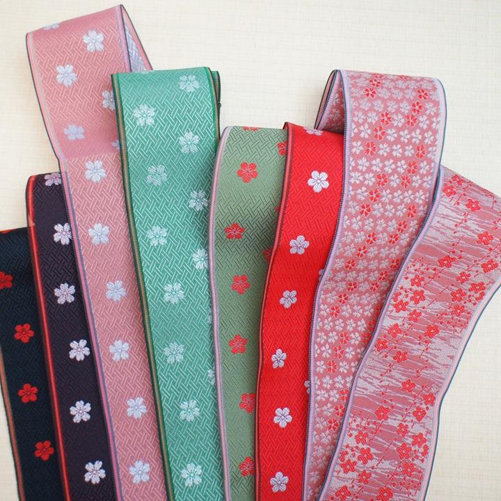 畳 畳縁 選べる畳縁「HANA香織3」単品 100cm 花柄 梅柄 桜柄 かわいい