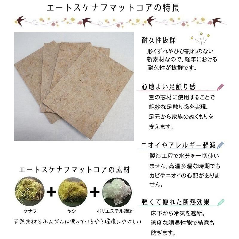 畳新調 縁なし畳  8畳（半畳16枚）DAIKEN ダイケン和紙表【清流カクテルフィット】カラー8色 畳厚み30-60mm 薄畳15mm対応 和室敷き込み 対応地域 神奈川県_8
