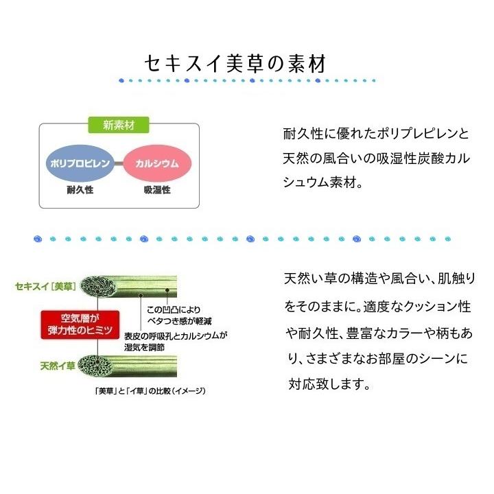 畳表替え 畳替え 縁付き畳 1畳 セキスイ美草 【MIGUSA引目】江戸間