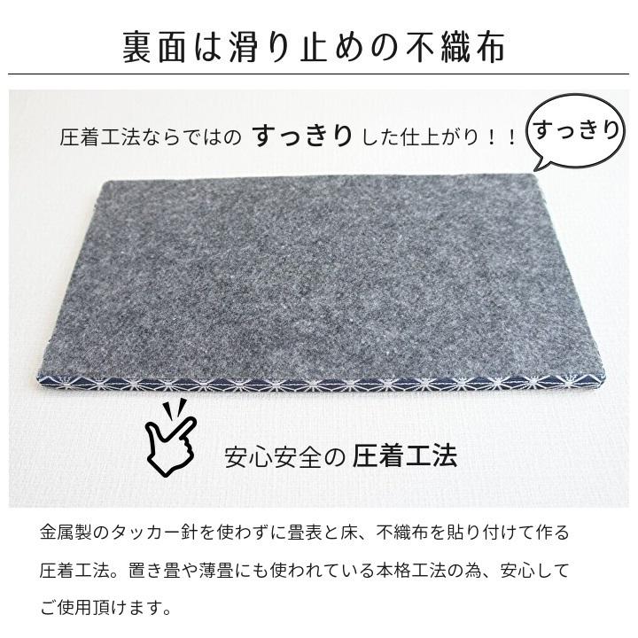 ミニ畳B5サイズ 約18cm(幅)×26cm(丈) 高さ約1.5cmサイズオーダーミニ畳