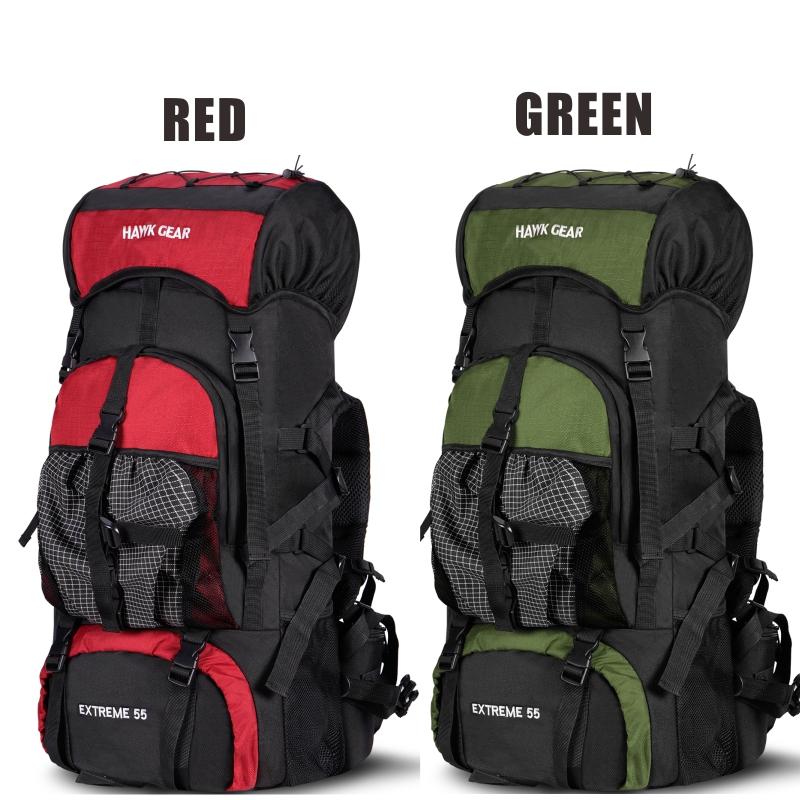 [HAWK GEAR(ホークギア)] バックパック 55L 防水 大容量 レイン HAWK GEAR(ホークギア)] バックパック 55L 防水 大容量 レインカバー