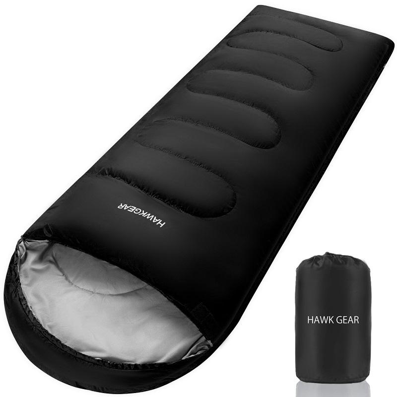 寝袋HAWK　GEAR HAWK GEAR(ホークギア) 0度耐寒 寝袋 封筒型 迷彩柄 カモフラ 簡易防水