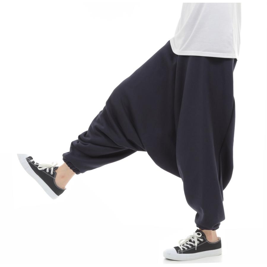 美品⭐︎L'Appartement サルエルスウェットパンツ ブラック 36 フリース サルエルパンツ アラジンパンツ 裏起毛 スウェット メンズ