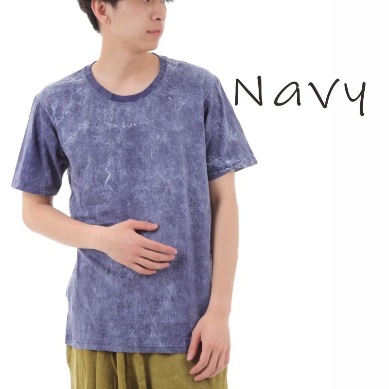 ストーンウォッシュ Tシャツ エスニック アジアン メンズ レディース