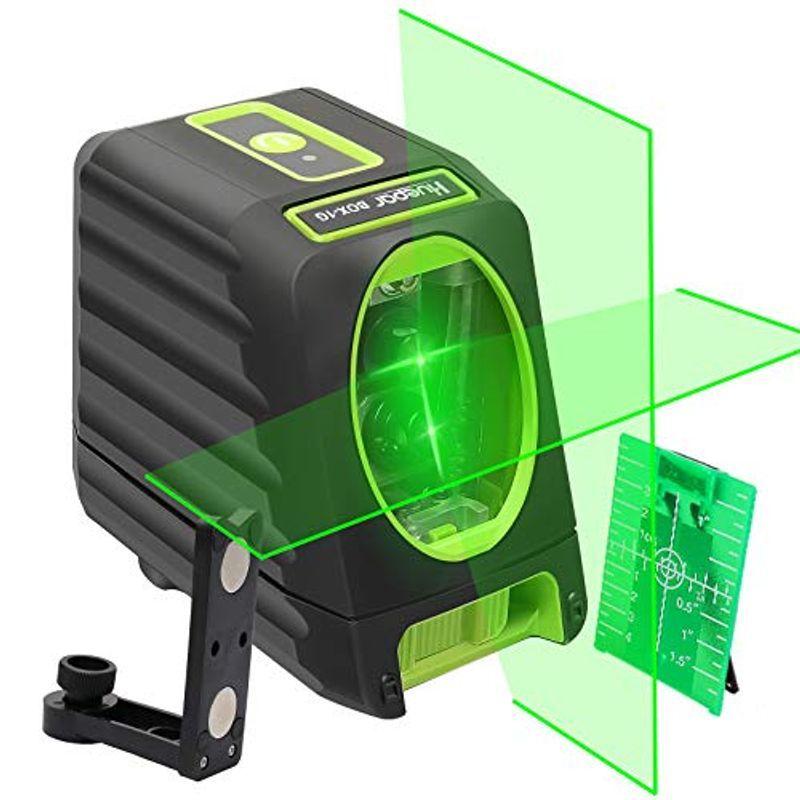 Huepar 2ライン グリーン レーザー墨出し器 クロスラインレーザー 緑色 レーザー 自動補正 傾斜モード 高輝度 ライン出射角130°  :20220122015937-00068:沖海ストア - 通販 - Yahoo!ショッピング