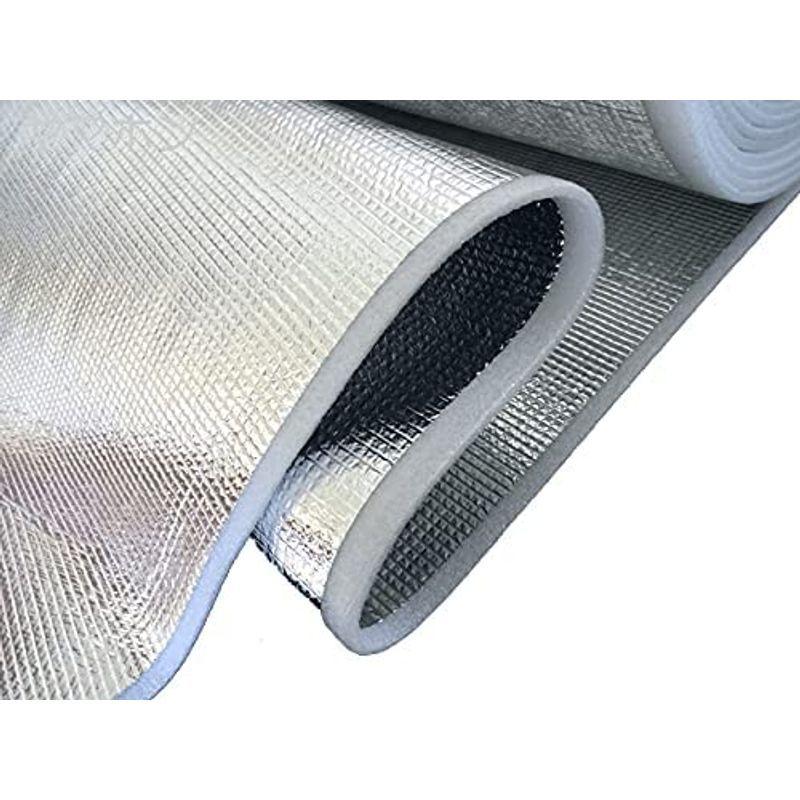 アルミ蒸着 業務用 保冷保温シート 遮熱 両面 5mm厚 5mカット巻発泡断熱 沖海ストア 通販 Yahoo ショッピング