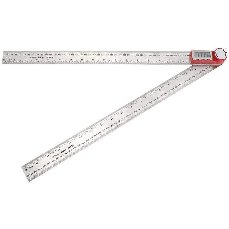 最大63 オフ デジタル角度計 デジタル定規 角度計 360 工業用測定ツール 300mm 500mm 手動角度測定ツール 構造分度器 角度ファインダー定 Materialworldblog Com