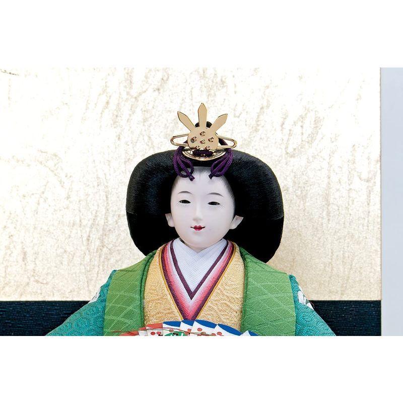 雛人形 久月 ひな人形 立雛 立親王飾 三五立親王 平飾り 人形の久月