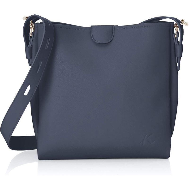 キタムラ インナーバッグ付き 2wayバッグ Z-0532 ダークブルー 紺 10101 インナーバッグ付き 2wayバッグ ダークブルー 紺