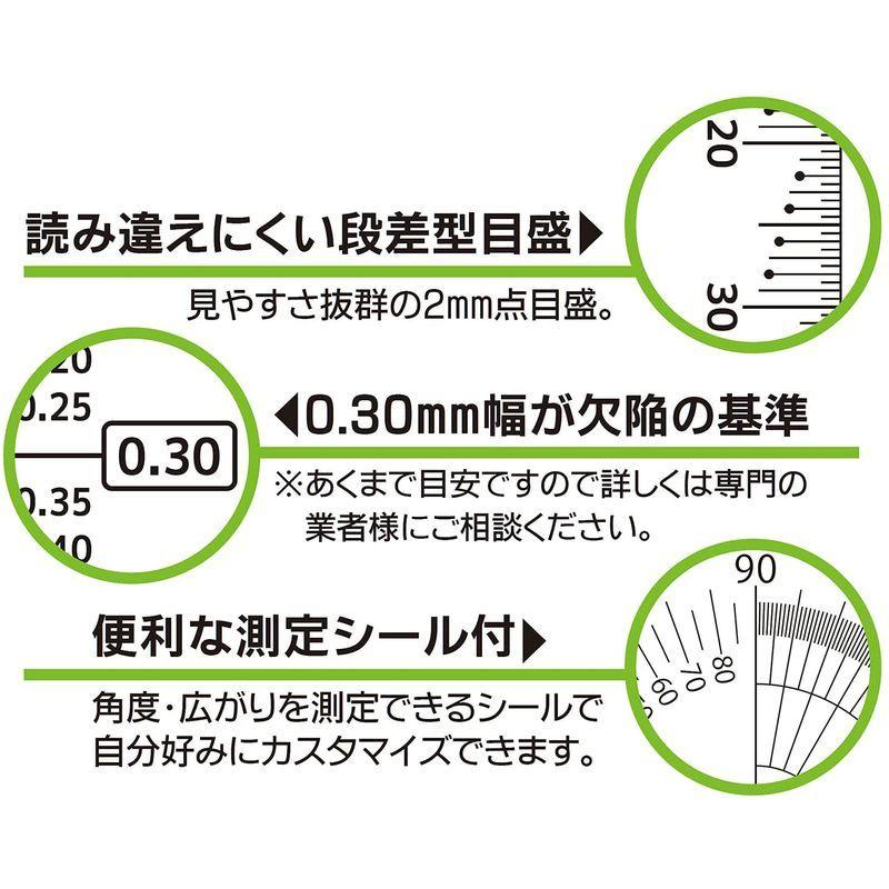特別送料無料 新潟精機 Sk 日本製 クラックメジャー 快段目盛 カードタイプ Cm Ckd Gts Com Pe