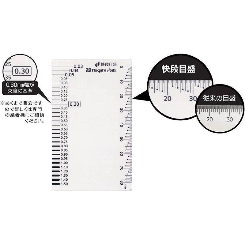 特別送料無料 新潟精機 Sk 日本製 クラックメジャー 快段目盛 カードタイプ Cm Ckd Gts Com Pe