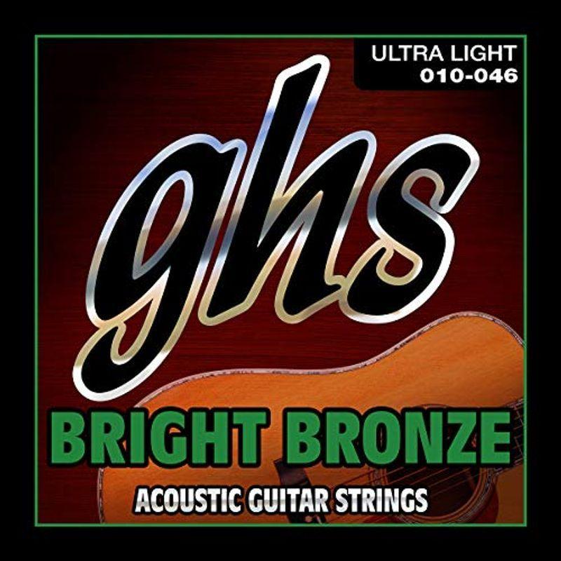 【即出荷】 BRIGHT アコースティックギター弦 ghs BRONZE/ブライトブロンズ BB10U 10-46 ウルトラライト アコースティックギター弦