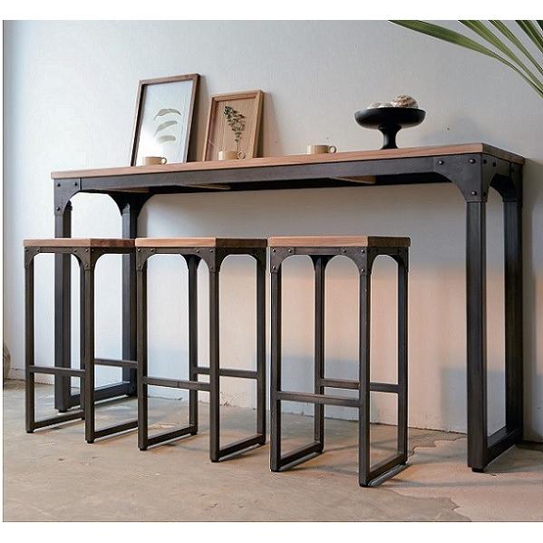 カウンターテーブル ハイテーブル シカゴ 幅180テーブル 木製 おしゃれ 幅180 奥行き50 高さ100cm デスク 作業台 キッチンテーブル Rc Table180 Ok家具ファーム ヤフー店 通販 Yahoo ショッピング