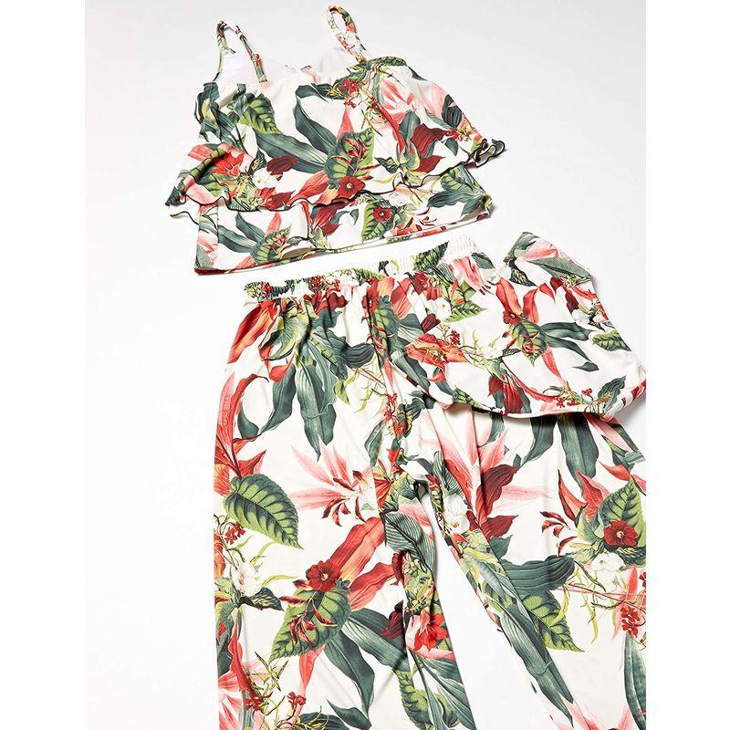 高評価続出！ 三愛水着楽園 水着 ノンワイヤー Lily Garden ガウチョ 3点セット レディース WH‐ホワイト 日本 9M (日本サイズ9 号相 【H3139487445】(17915円)