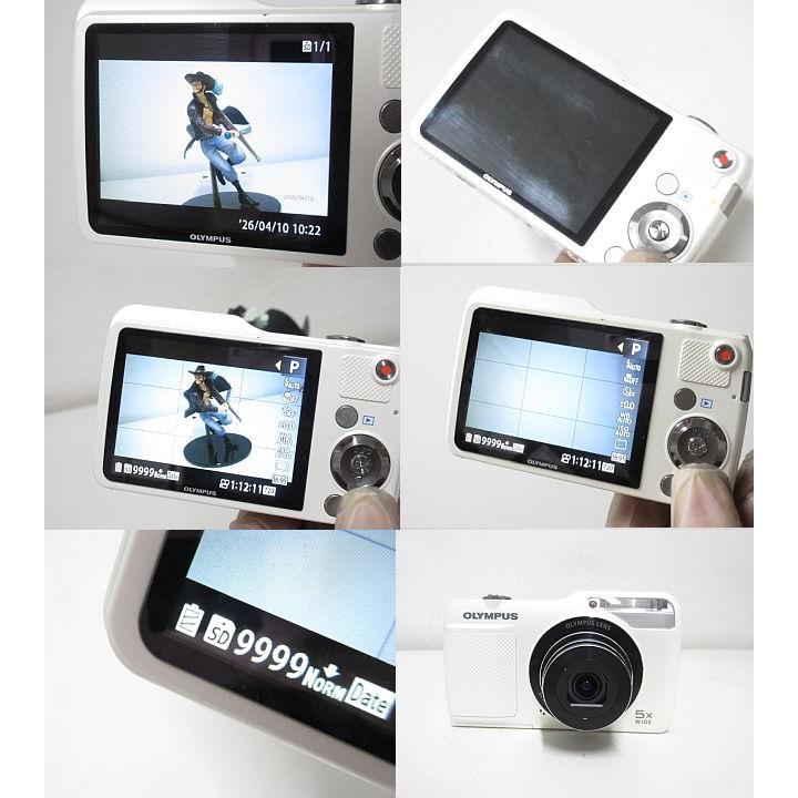 S4831R OLYMPUS オリンパス VG-170 コンパクトデジタルカメラ デジカメ 中古動作品<br>メモリカード16GB付き_1