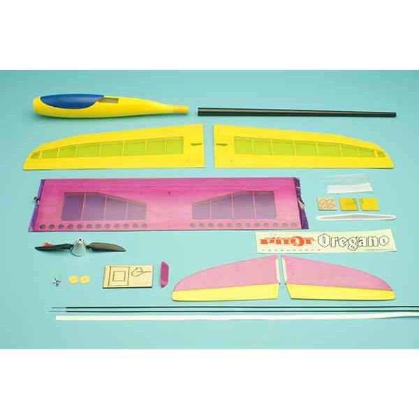 オレガノ2 イエロー デラックス OK模型 11242 フィルム貼り完成機 電動グライダー PILOT ラジコン |  | 01