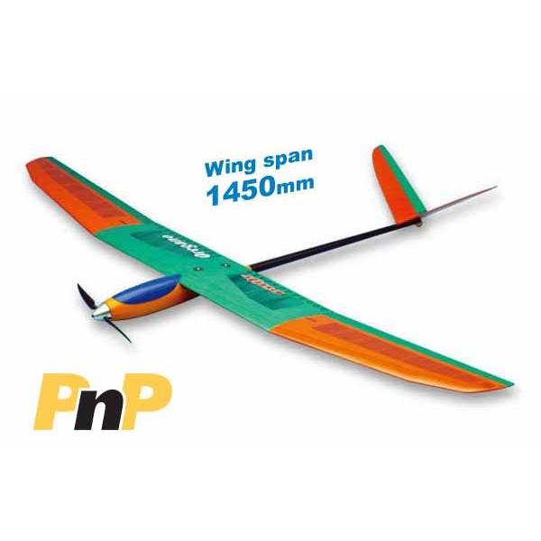 オレガノ２ オレンジ PnP OK模型19305 サーボ搭載済完全完成機 PILOT ラジコン電動グライダー | 