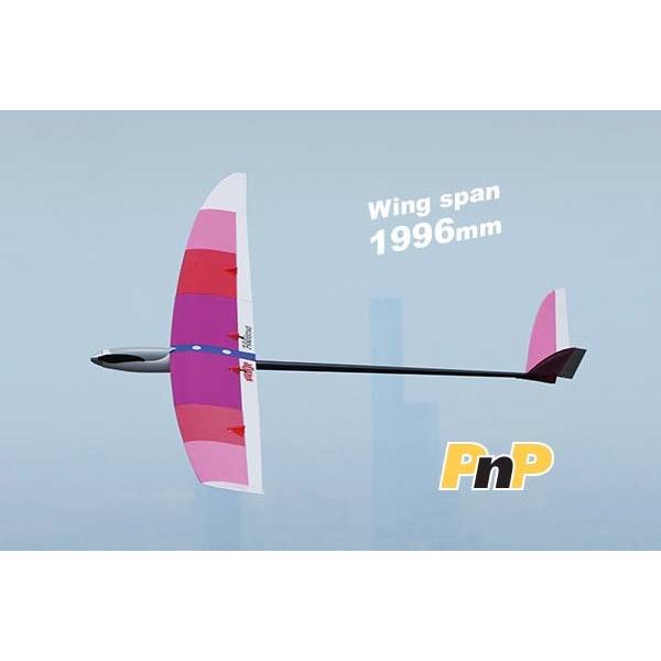 ハイビスカス ピンク PnP OK模型 19326 サーボ搭載済完全完成機 PILOT ラジコン電動グライダー | 