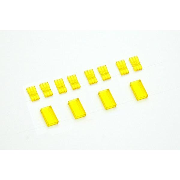 サーボコネクターハウジング イエロー  ＯＫ模型 47900 コネクター（サーボ関連） PILOT ラジコン | 