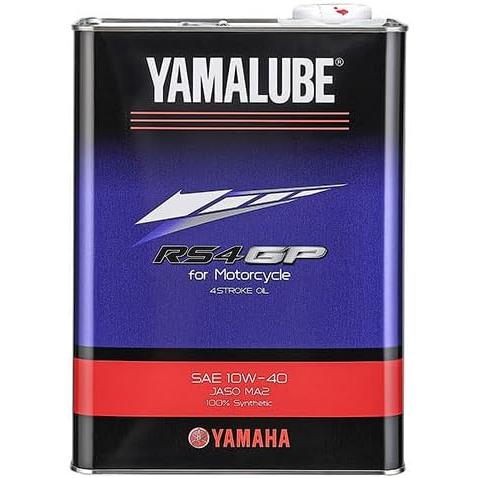 YAMAHA（ヤマハ） 二輪車用エンジンオイル ヤマルーブ RS4GP 4L 10W-40