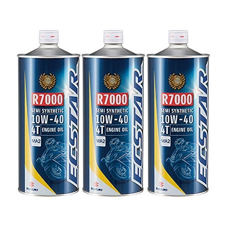 スズキ（SUZUKI） 【R7000-3本セット】 純正 エクスター R7000 10W-40
