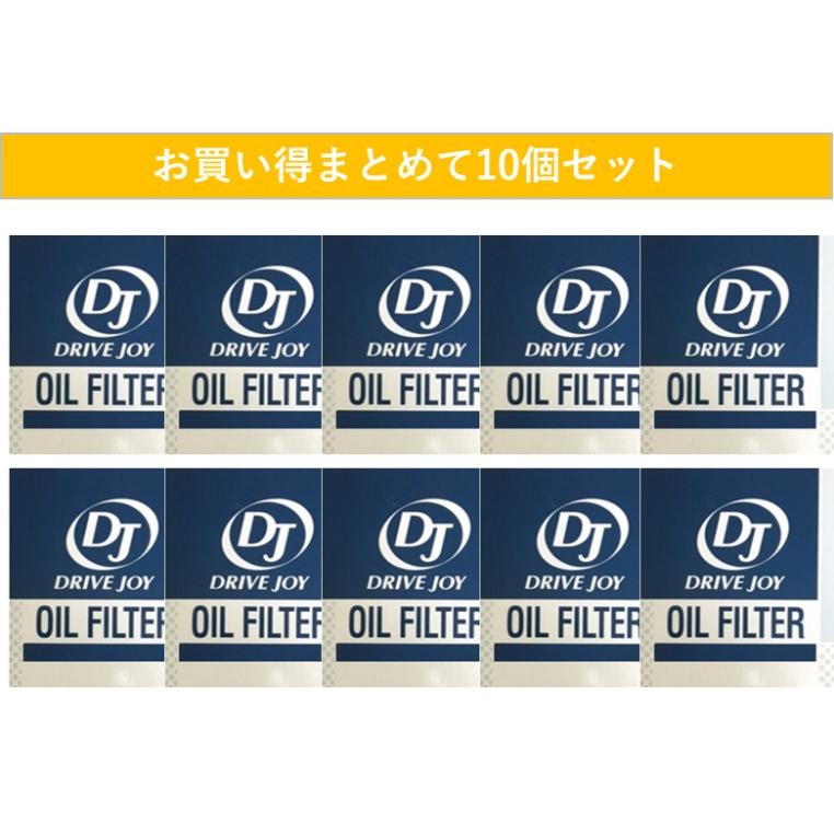 タクティー 【10個セット】 DRIVE JOY トヨタ オイルフィルター V9111