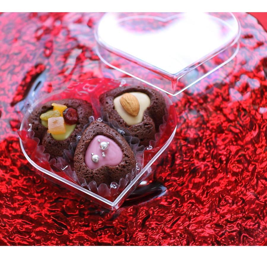 バレンタイン チョコ ハートのガトーショコラ 3個 3種 各1個 手提げ袋付き バレンタインチョコ 23 かわいい おしゃれ 本命 義理チョコ 友チョコ 職場 Vd 1 08 0 Okodepa おこデパ 通販 Yahoo ショッピング