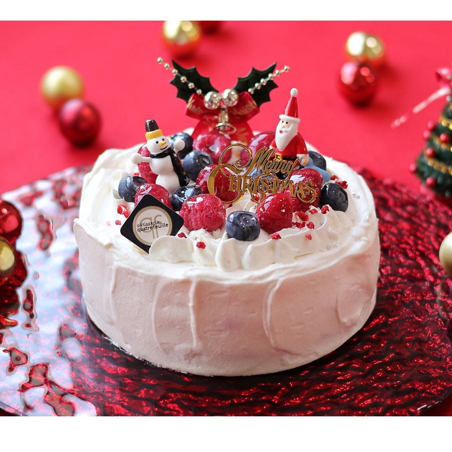 クリスマスケーキ 予約 22 ホワイトクリスマス 15cm 5号 サイズ 目安 4人 5人 6人分 いちご たっぷり かわいい ショートケーキ 1 08 1 0002 Okodepa おこデパ 通販 Yahoo ショッピング