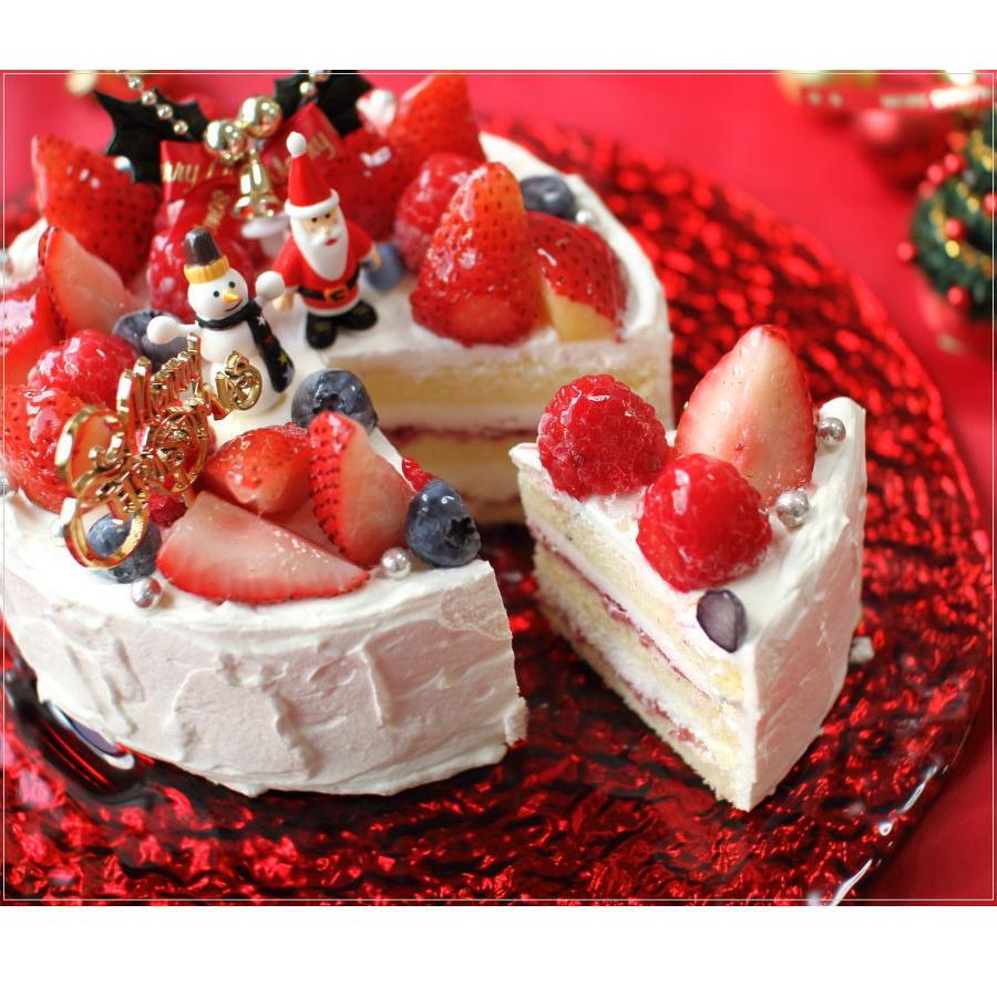 クリスマスケーキ 予約 人気 ホワイトクリスマス 15cm 5号サイズ いちご ケーキ カトルフィユ 広島 1 08 1 0002 Okodepa おこデパ 通販 Yahoo ショッピング
