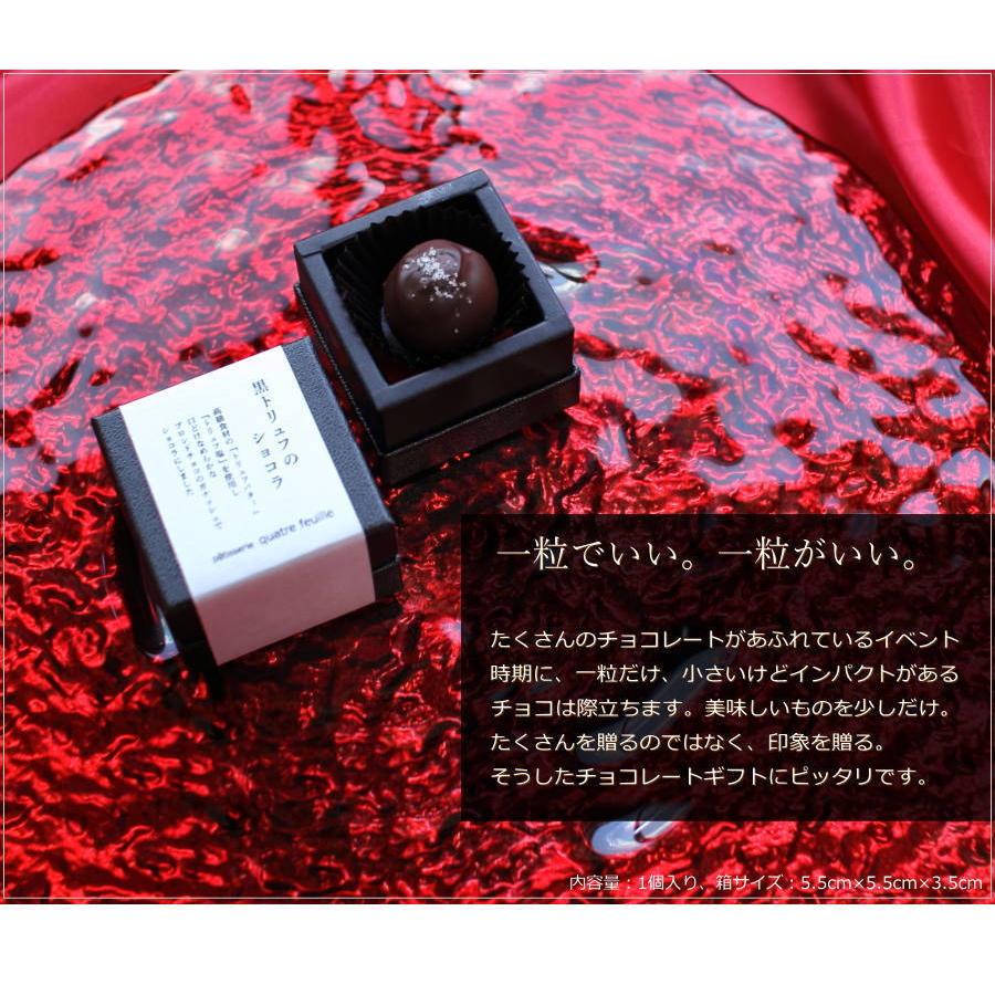 ホワイトデー ギフト 黒トリュフのショコラ 1個 カトルフィユ 広島 人気 チョコレート お返し 手提げ袋付き Wd 1 1 1 0011 Okodepa おこデパ 通販 Yahoo ショッピング