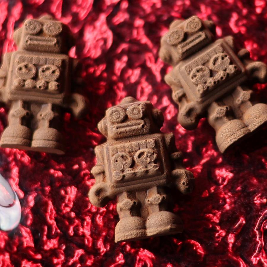 バレンタイン チョコ おもしろ チョコレート ロボット 1個（手提げ袋