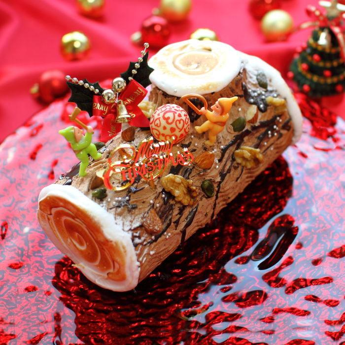 クリスマスケーキ 予約 人気 ブッシュドノエル 19cm チョコレートケーキ ブッシュ ド ノエル ロールケーキ カトルフィユ 広島 3 08 0 Okodepa おこデパ 通販 Yahoo ショッピング