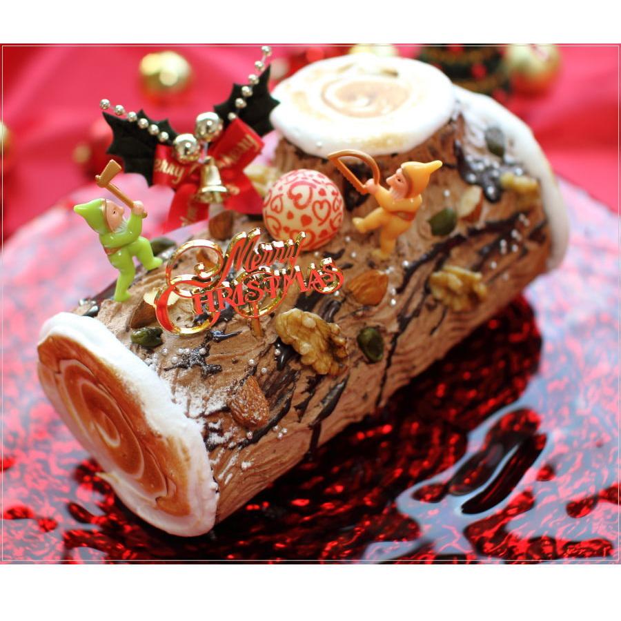 クリスマスケーキ 予約 人気 ブッシュドノエル 19cm チョコレートケーキ ブッシュ ド ノエル ロールケーキ カトルフィユ 広島 3 08 0 Okodepa おこデパ 通販 Yahoo ショッピング