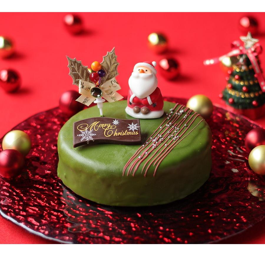 クリスマスケーキ 予約 2024 抹茶 ザッハトルテ 15cm 5号 サイズ（目安：4人、5人、6人分）チョコレート 抹茶 かわいい おしゃれ 人気 飾り キャラクター
