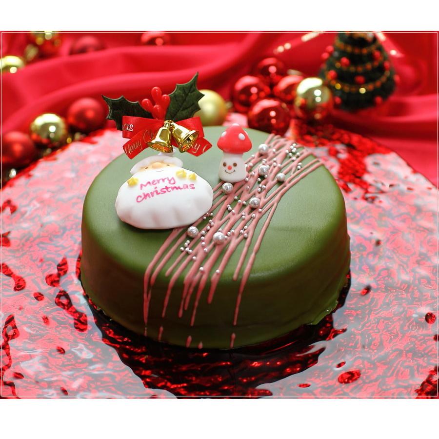 クリスマスケーキ 予約 2023 抹茶 ザッハトルテ 15cm 5号 サイズ（目安：4人、5人、6人分）チョコレートケーキ かわいい 抹茶スイーツ｜okodepa｜09