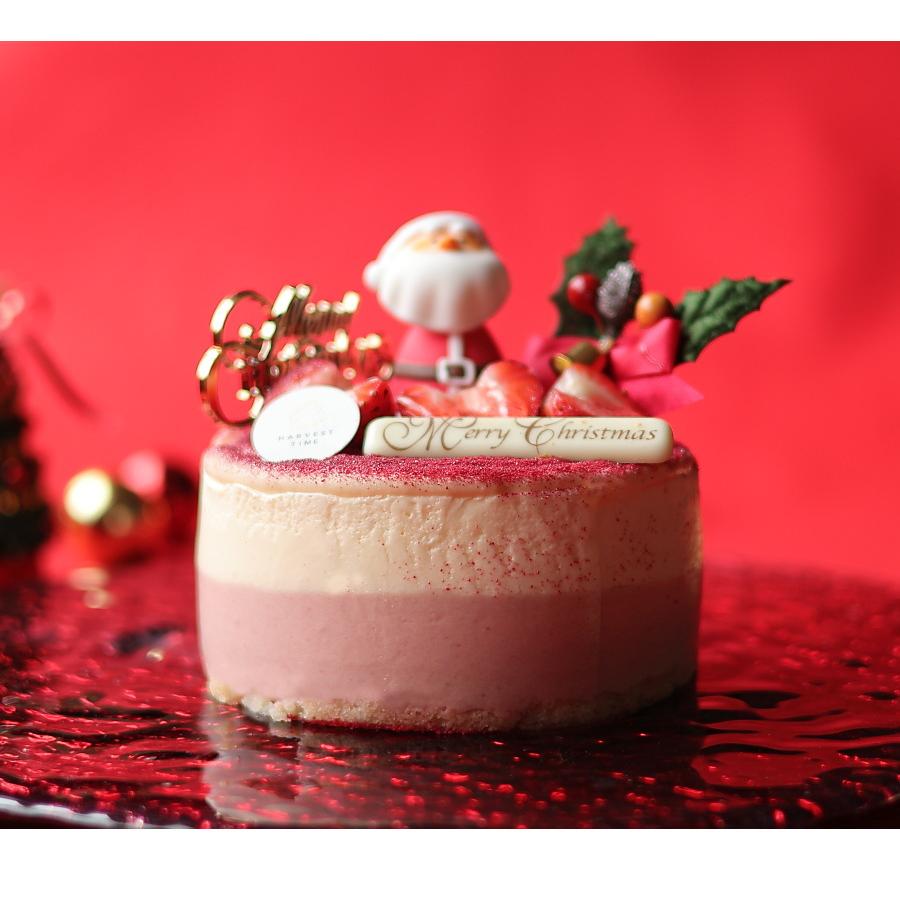 クリスマスケーキ 予約 2023 フレーズ・ヴァニーユ 12cm 4号 サイズ（目安：2人、3人、4人分）いちご ムース ケーキ かわいい おしゃれ｜okodepa｜03