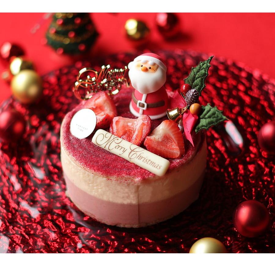 クリスマスケーキ 予約 2023 フレーズ・ヴァニーユ 12cm 4号 サイズ（目安：2人、3人、4人分）いちご ムース ケーキ かわいい おしゃれ｜okodepa｜07