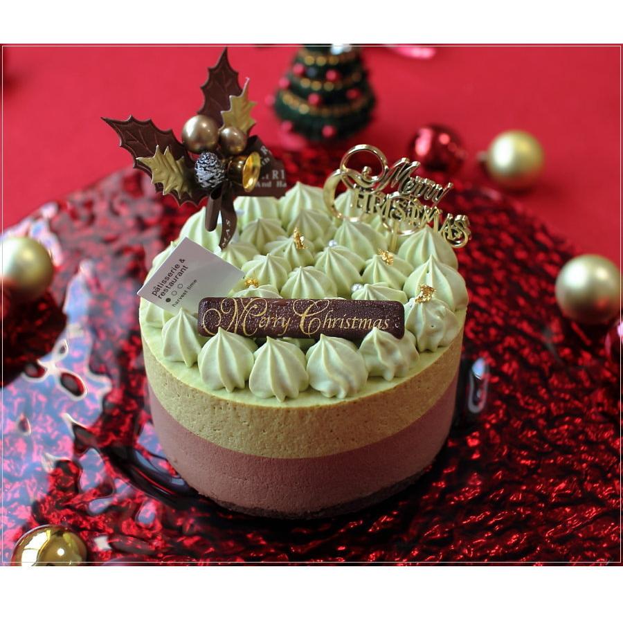 クリスマスケーキ 予約 人気 ノエル ピスターシュ 12cm 4号サイズ 2人用 ピスタチオ ケーキ ハーベストタイム 広島 3 2 0 0021 Okodepa おこデパ 通販 Yahoo ショッピング