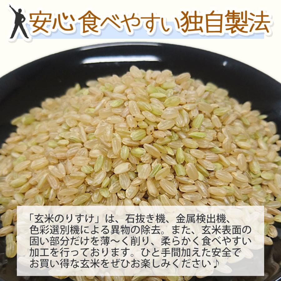 玄米 30kg のりすけ 国内産 オリジナルブレンド米 : 阿部ベイコク