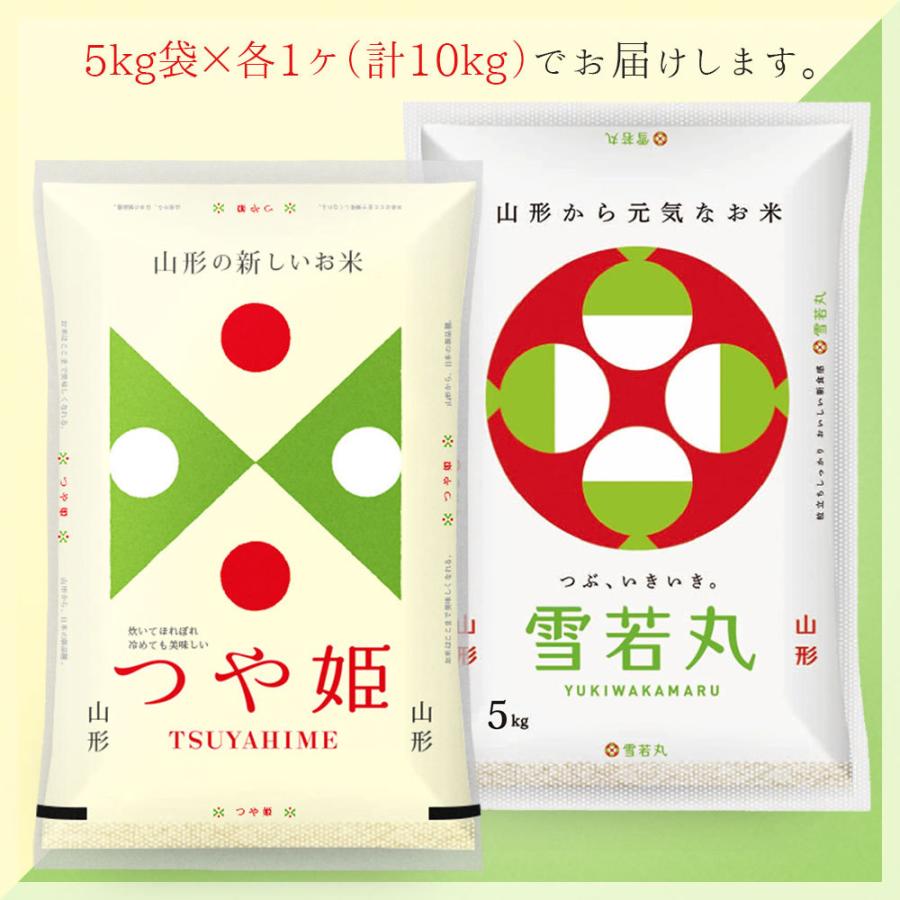 令和5年 つや姫 雪若丸 各5kg 食べ比べセット (計10kg) 山形県産 (玄米・白米・無洗米)精米方法選べます｜okomeabe｜12