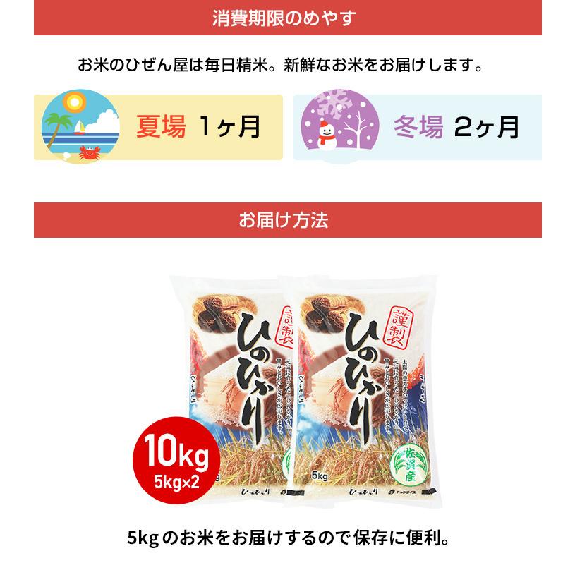 米 お米 10kg 送料無料 ヒノヒカリ 佐賀県産　令和5年度 5kg×2袋｜okomenohizenya｜15