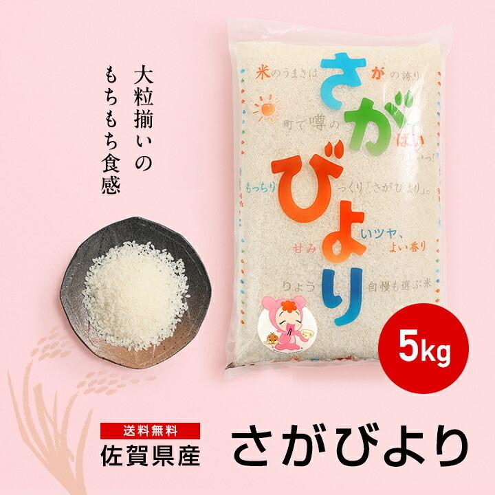 さがびより お米 5kg 送料無料 佐賀県産 令和6年度 5kg : お米の さがびより お米 5kg 送料無料 佐賀県産 令和6年度 5kg : お米の