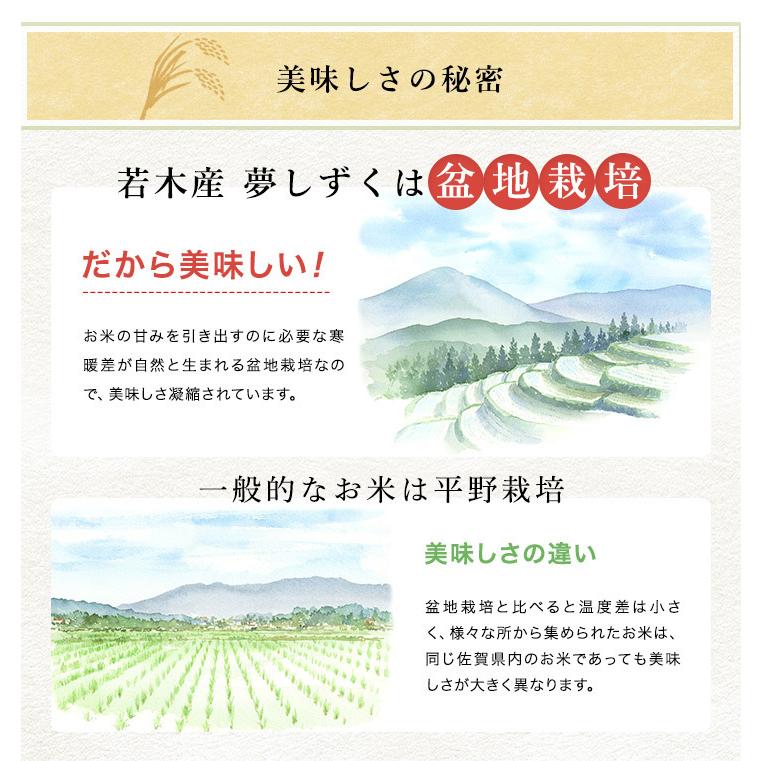 米 お米 5kg 送料無料 若木 夢しずく 佐賀県産 武雄 産地限定米 令和5年度 5kg｜okomenohizenya｜04