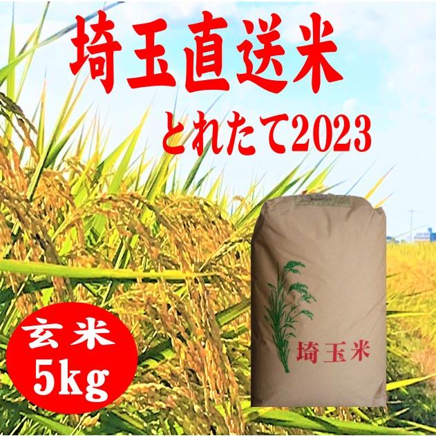 ご予約品 お米 当店一番人気 玄米5kg 埼玉直送の米 送料無料