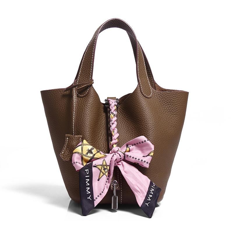 特典付き！バッグ ハンドバッグ トートバッグ 本革 牛革 レディース