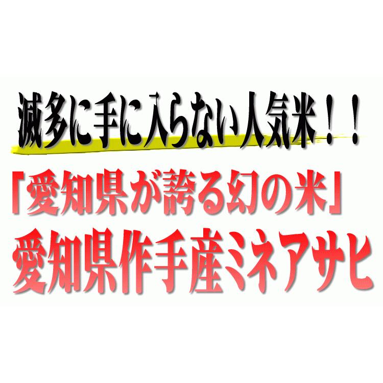 幻の米】【令和4年産】愛知県作手産ミネアサヒ 15kg(5kg×3) :E-018