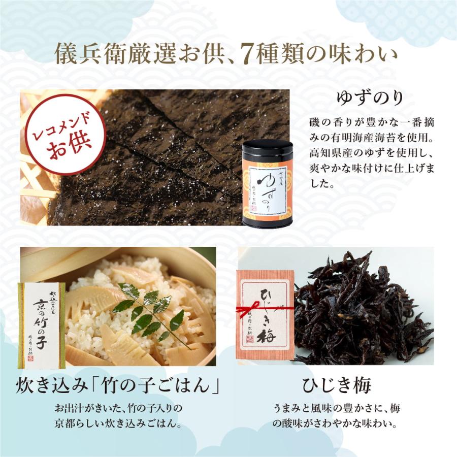 【今喜ばれる高級米】 八代目儀兵衛 送料無料 米 ギフト (お米とごはんのお供の詰合せ) 「十二単 詰合せ鞍馬」 | お米 結婚内祝い 出産内祝いの画像