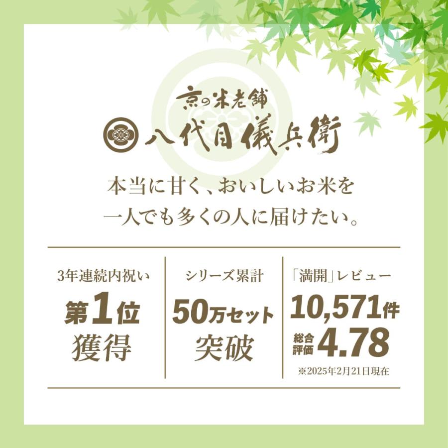 【今喜ばれる高級米】内祝 入園 入学 春 ギフト 八代目儀兵衛 送料無料 米 ギフト (お米2合×9個入り)「La bouquet ソラ」| お米 入学内祝いの画像